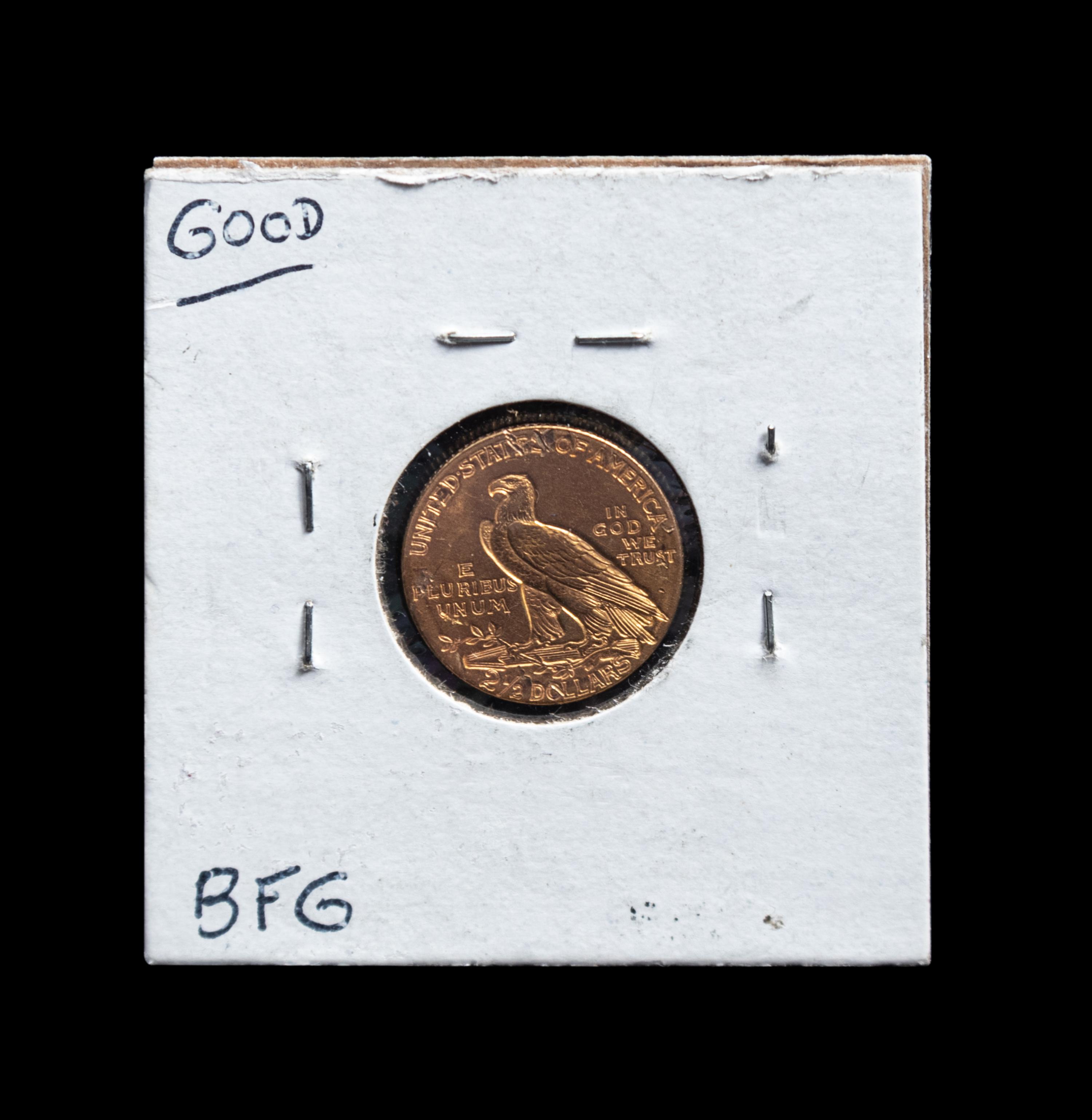 A 1908 Indian Head $2.50 Gold Coin