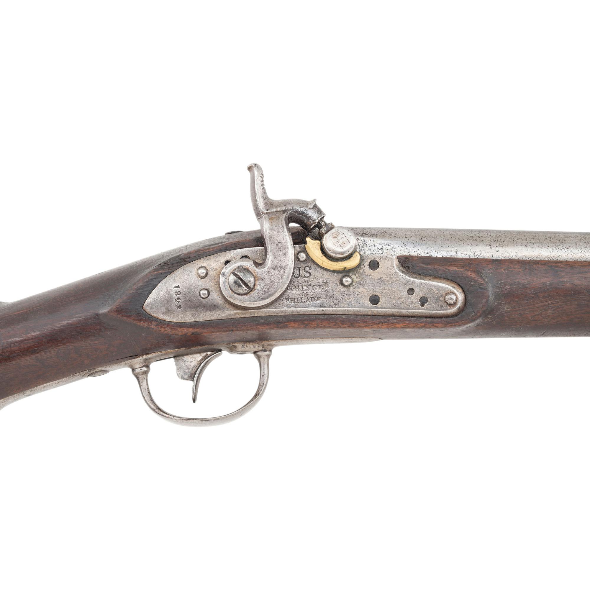 Percussion Altered US Model 1817 Common Rifle by Deringer