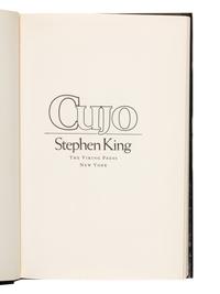 KING, Stephen (b. 1947). Cujo . New York: The Viking Press, 1981.