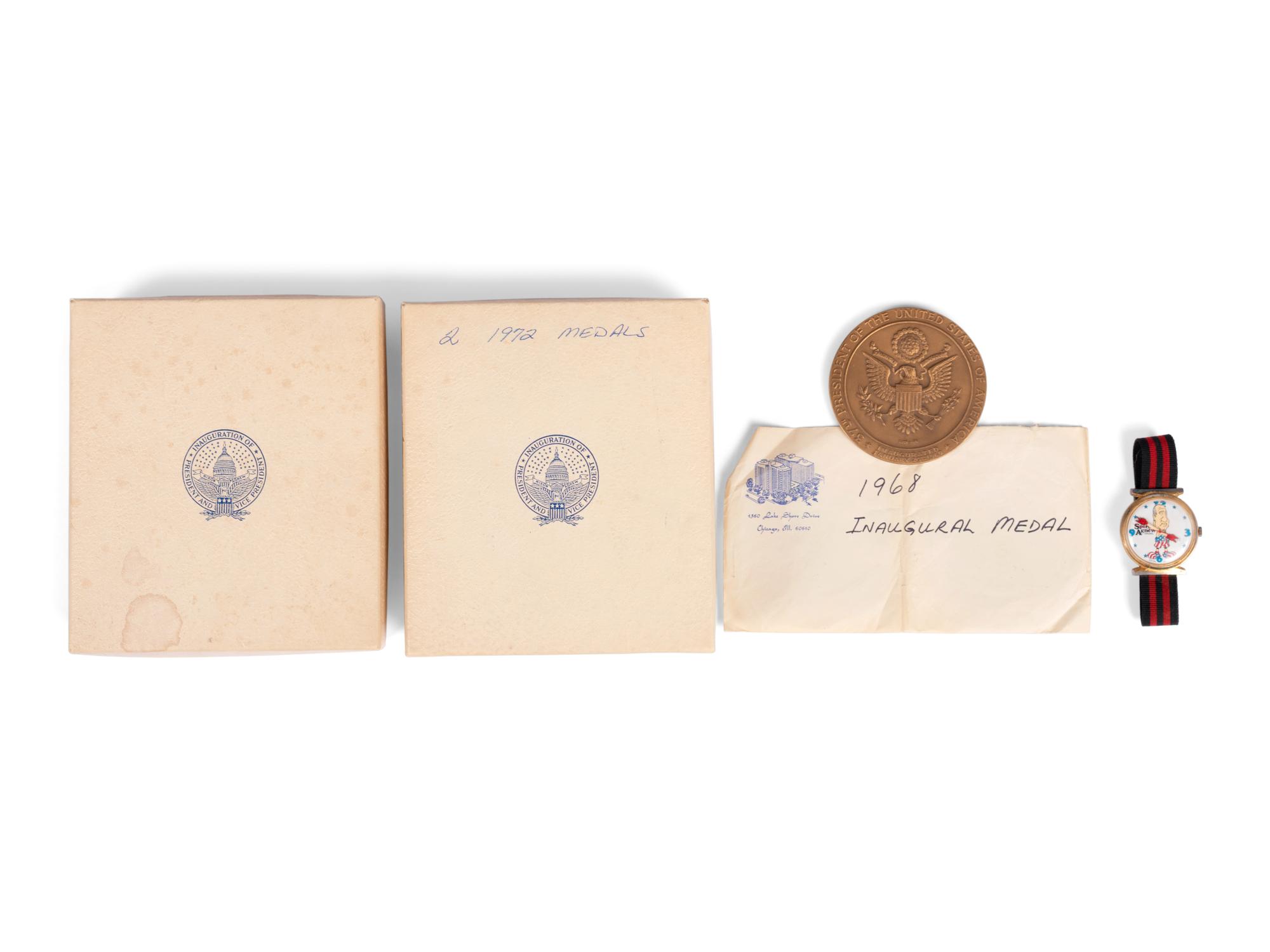 (Politics) NIXON, Richard M. (1913-1994). A group of Presidential Medallions from the Nixon Presidency, comprising: