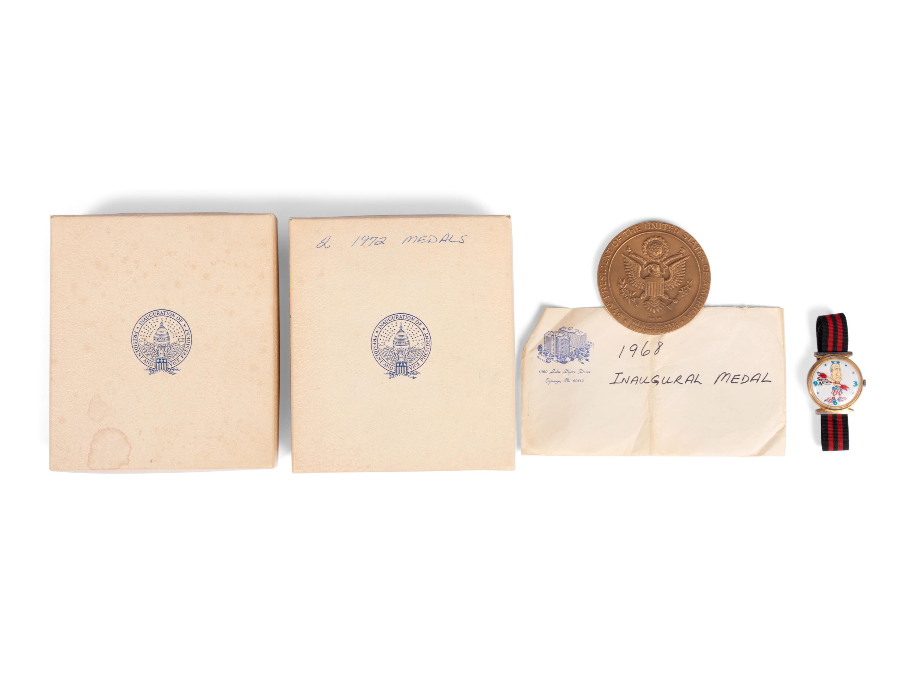 (Politics) NIXON, Richard M. (1913-1994). A group of Presidential Medallions from the Nixon Presidency, comprising: