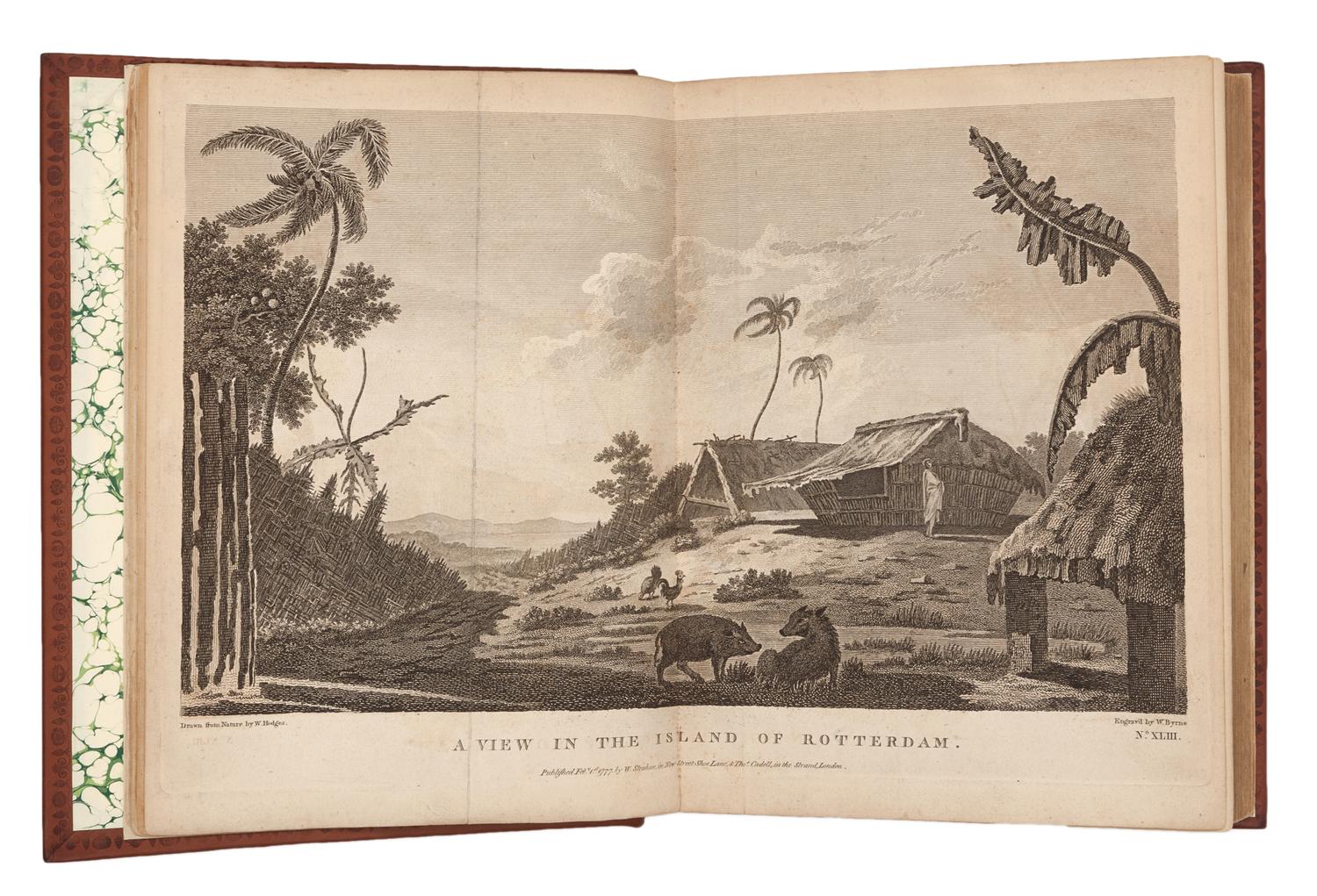 [TRAVEL & EXPLORATION] -- [COOK, James (1728-1779)]. -- [SECOND VOYAGE]. A Voyage Towards the South Pole and Round the World. Performed in His Majesty's Ships the Resolution and Adventure, In the years 1772, 1773, 1774, and 1775. London: for W. Strahan and T. Cadell, 1779.