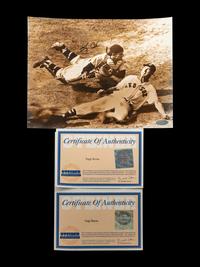 A Group of Yogi Berra Signed Autograph Items (Beckett Authentication Services, Steiner),