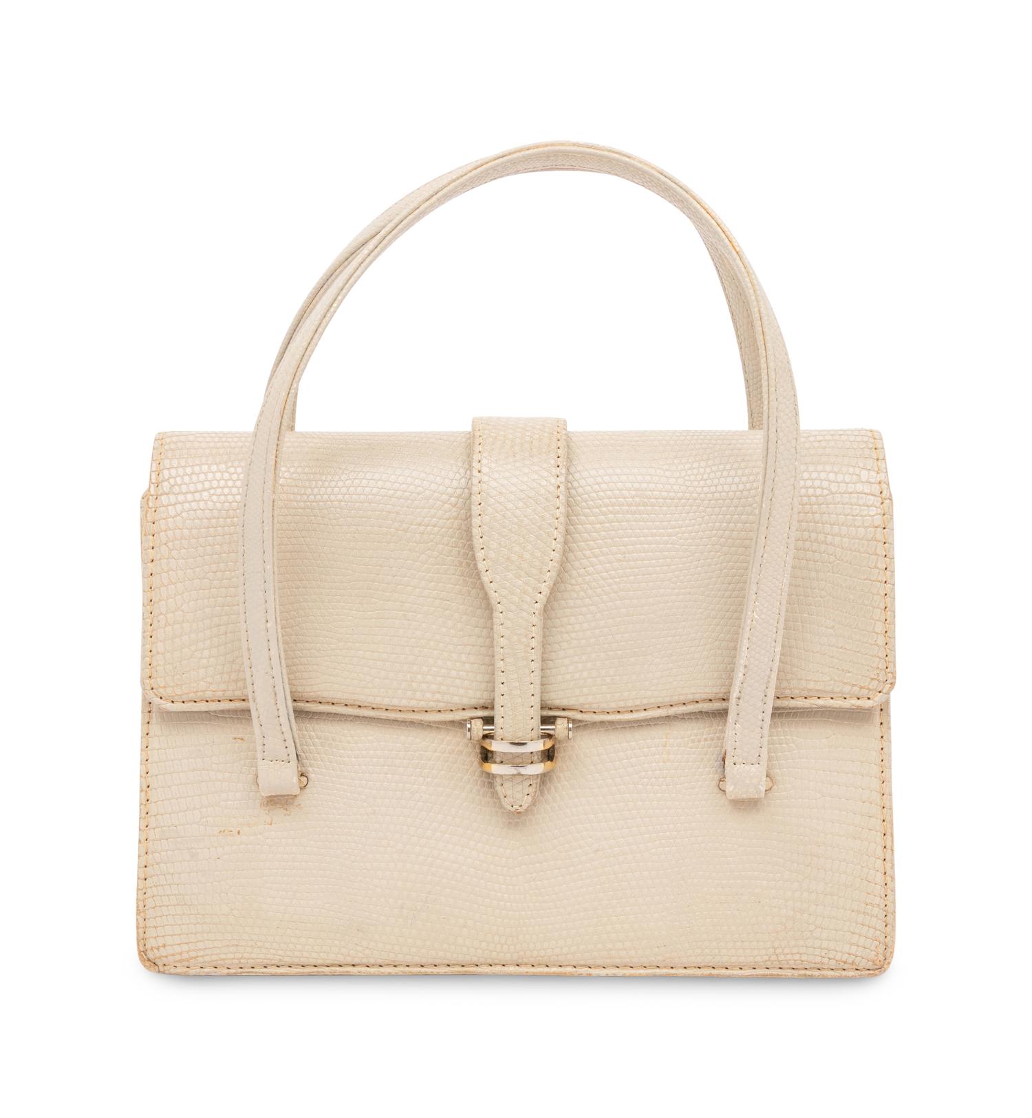 Gucci, Lizard Skin Handbag