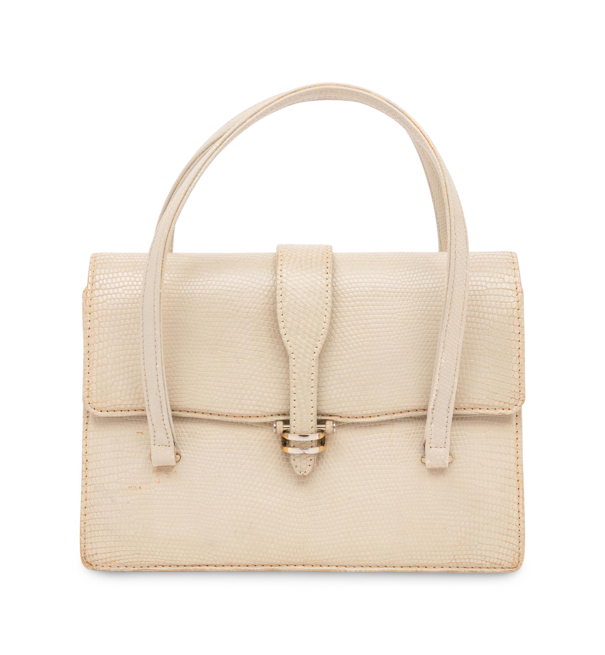 Gucci, Lizard Skin Handbag