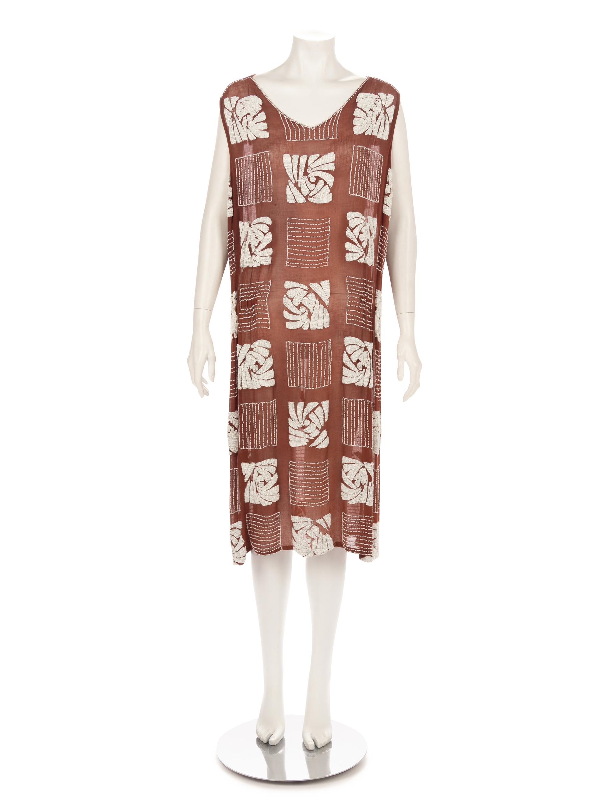 Embroidered Flapper Dress, 1920s