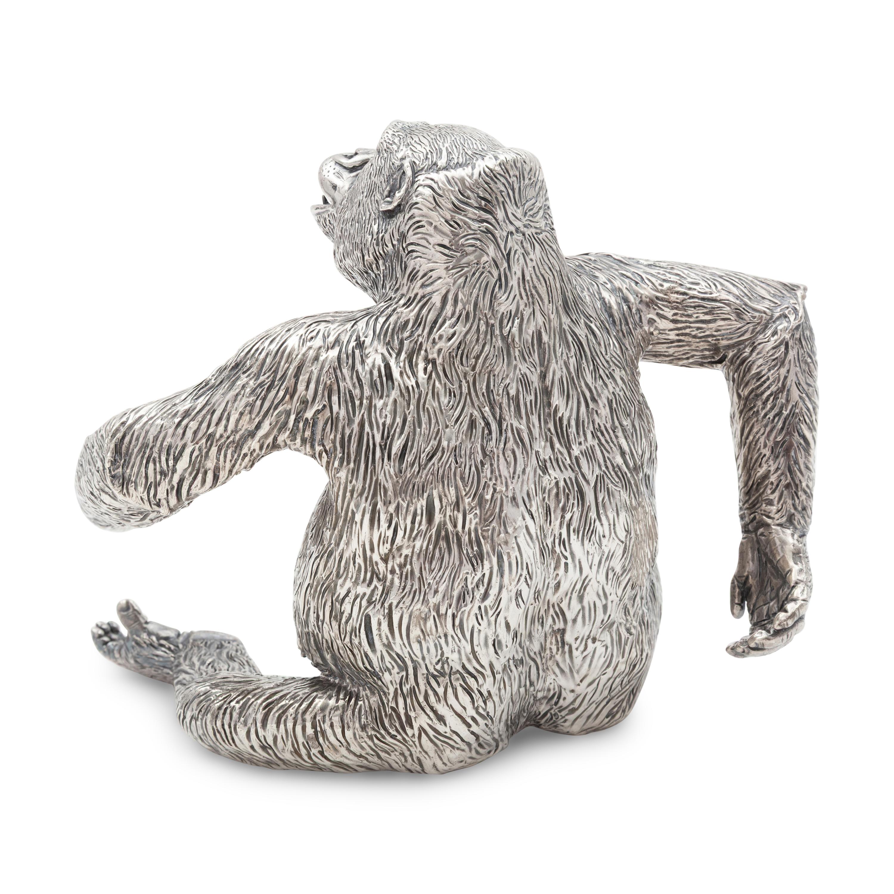 Patrick Mavros (London and Harare, Zimbabwe, Est. 1978) — Seated Female Gorilla with Infant, 1996