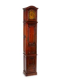A French Provincial Walnut Longcase Clock — THE DIAL SIGNED F. DE GAINTILAN, PARIS