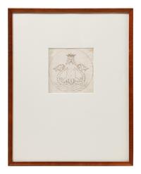 A Group of Three Drawings and One Engraving