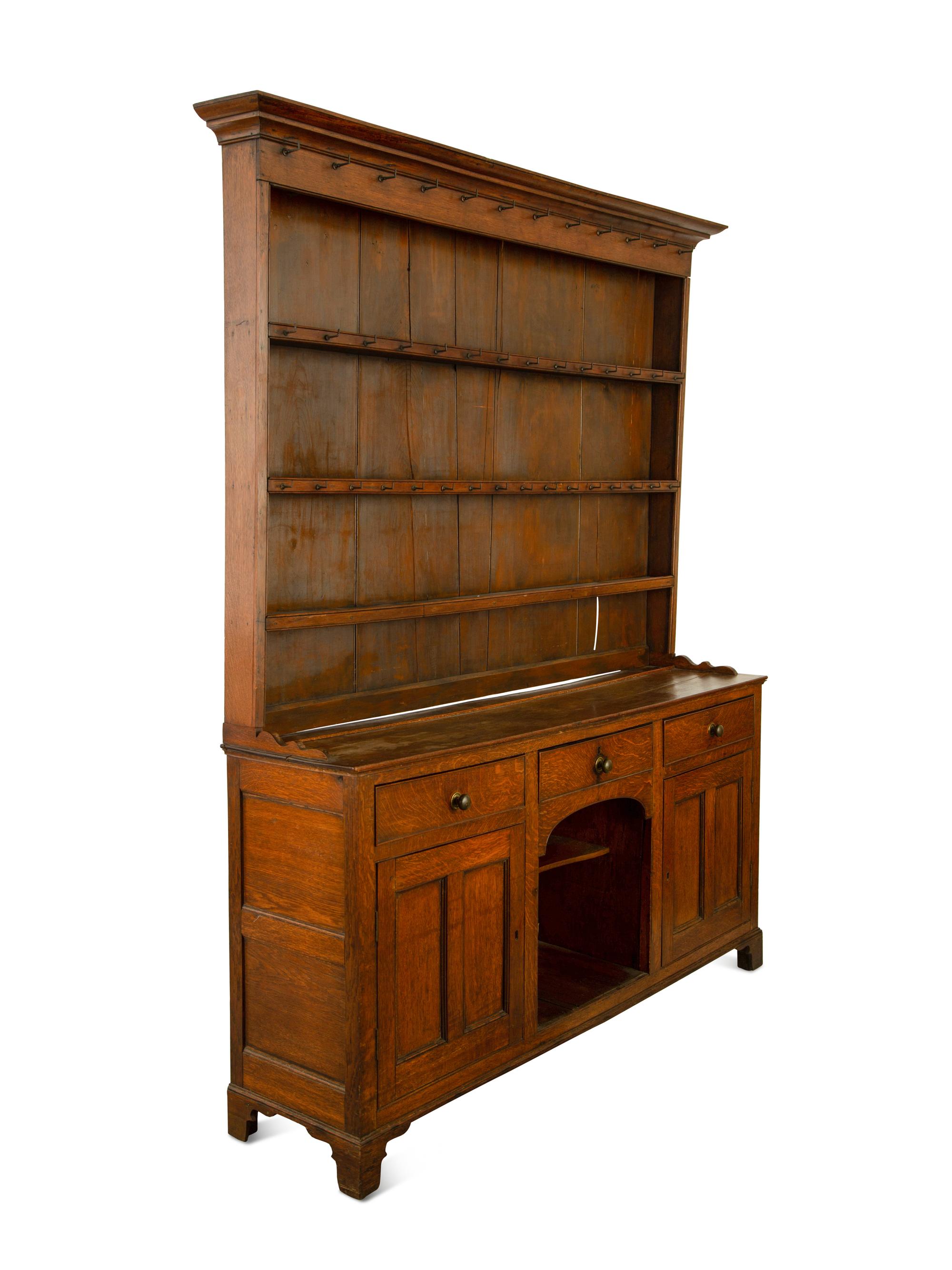An English Oak Welsh Cupboard