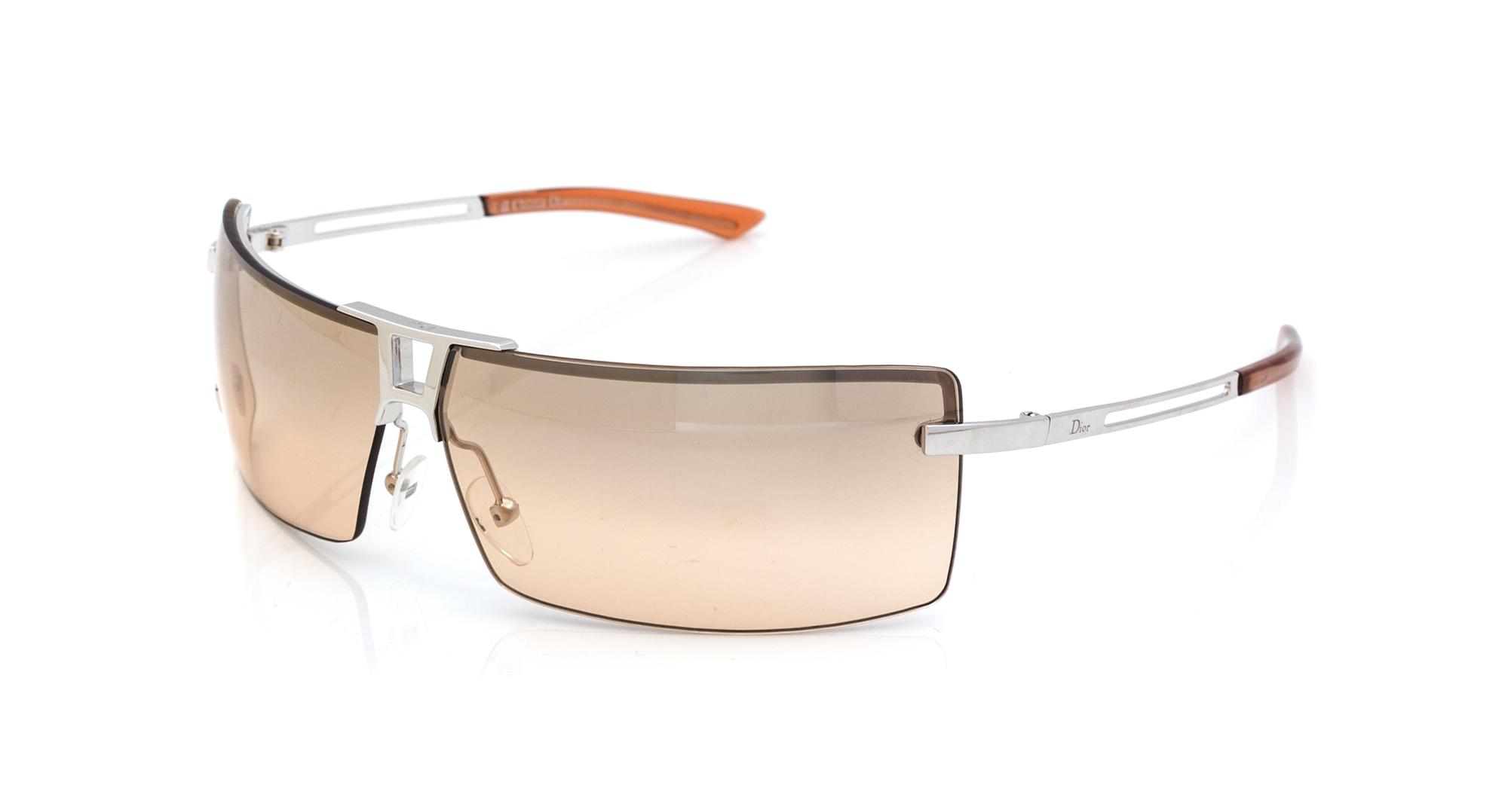 A Pair of Christian Dior Silver Square Aviators,