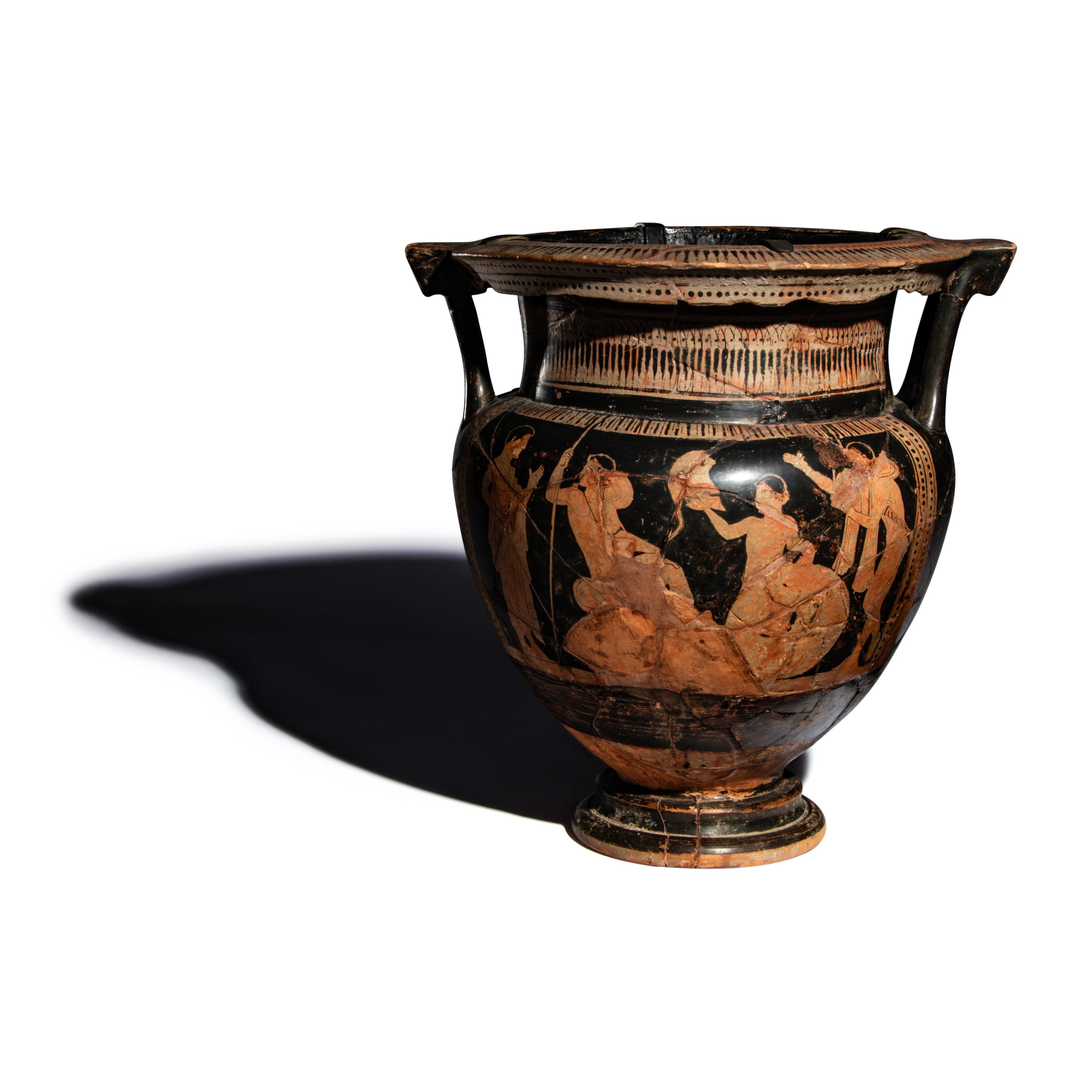 An Attic Red-Figured Column Krater
