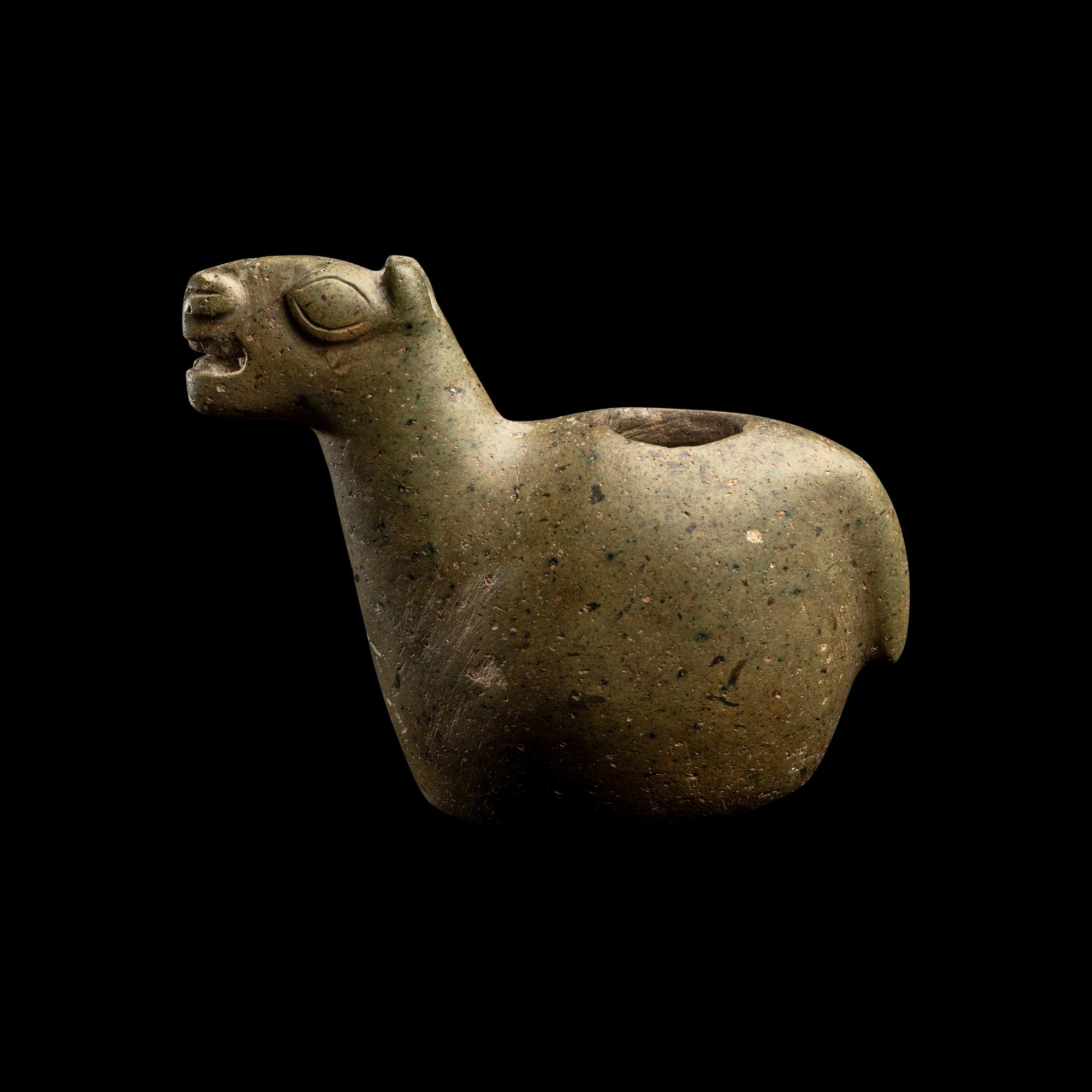 An Inca Stone Canopa (Ceremonial Container)