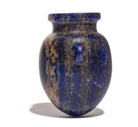 An Egyptian Lapis Lazuli Ovoid Jar