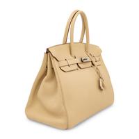 Hermès, Birkin 35 Bag in Craie Togo