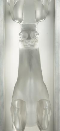 A Lalique Cerf Demilune Wall Console