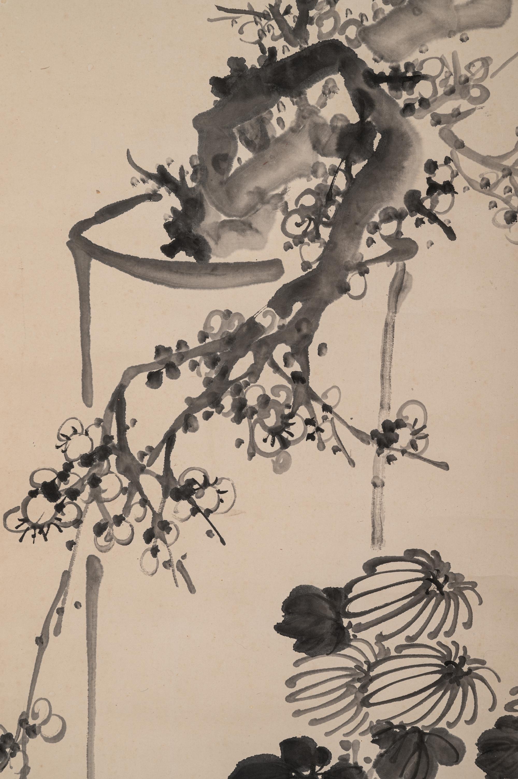Two Chinese Hanging Scrolls