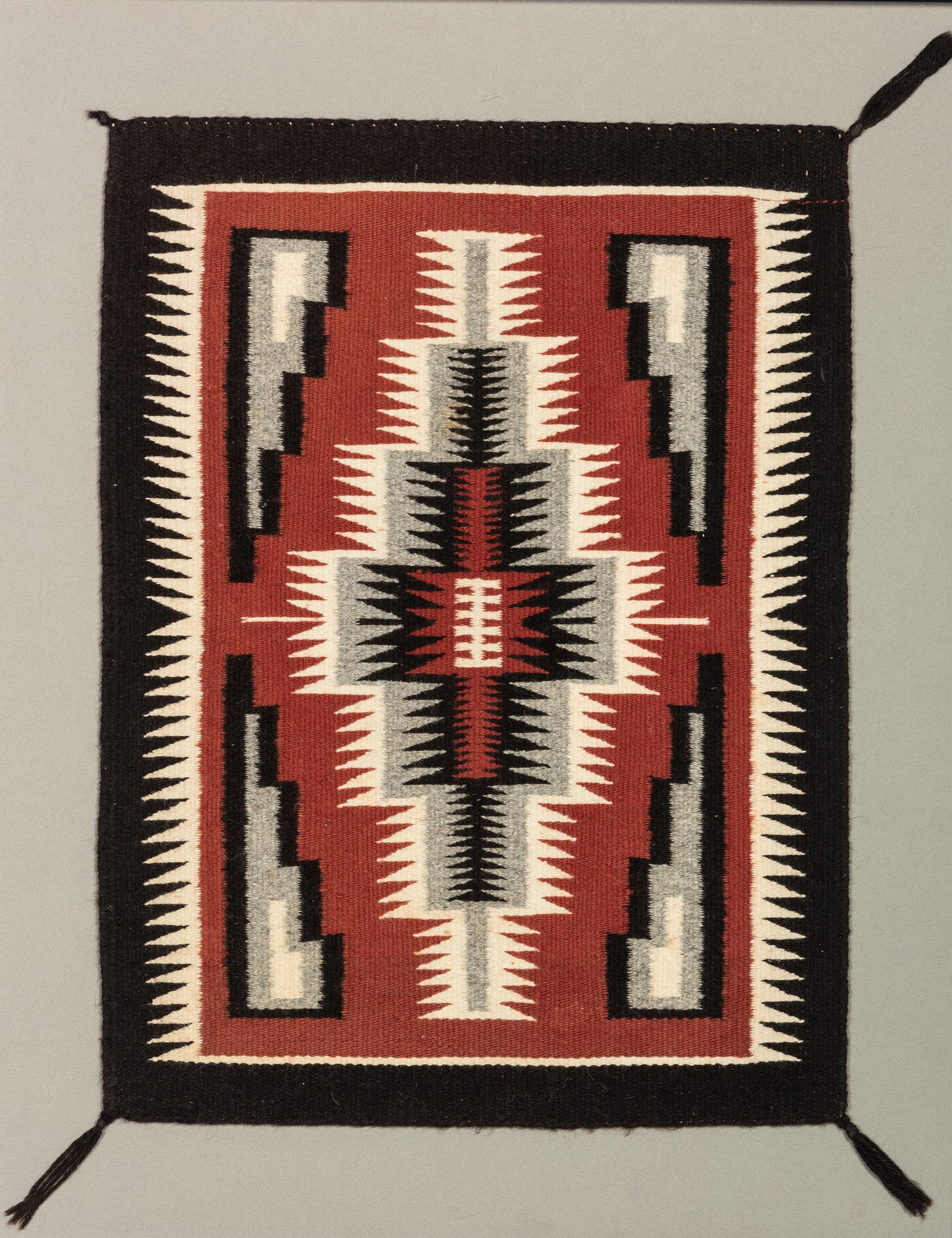 Navajo Two Grey Hills Weavings / Rugs
