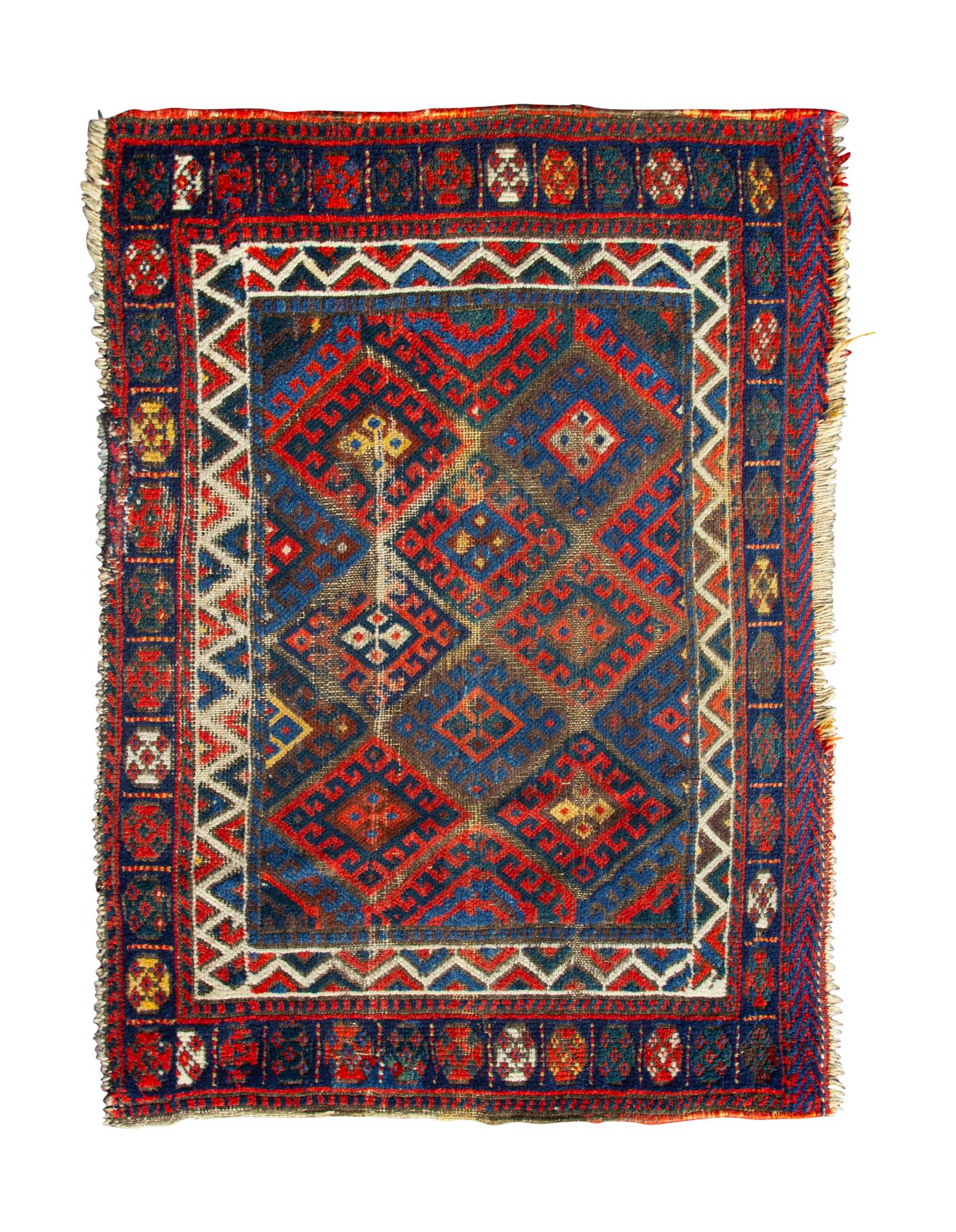 Two Caucasian Wool Rugs — 20TH CENTURY