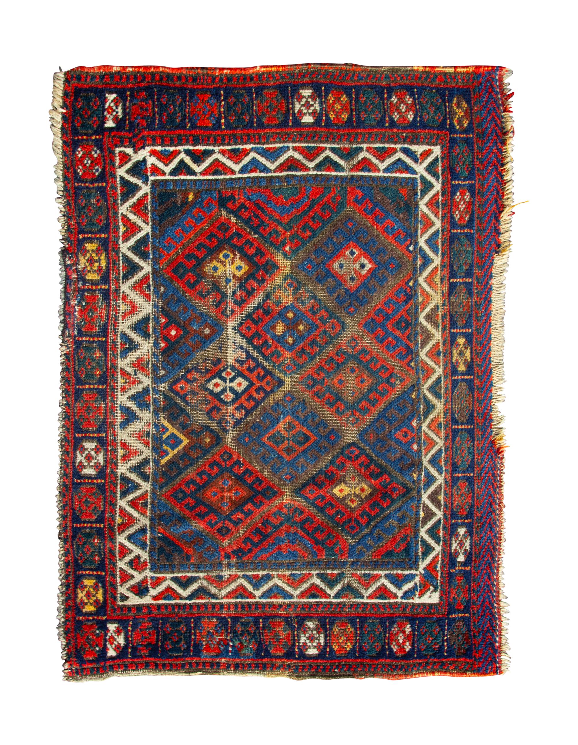 Two Caucasian Wool Rugs — 20TH CENTURY