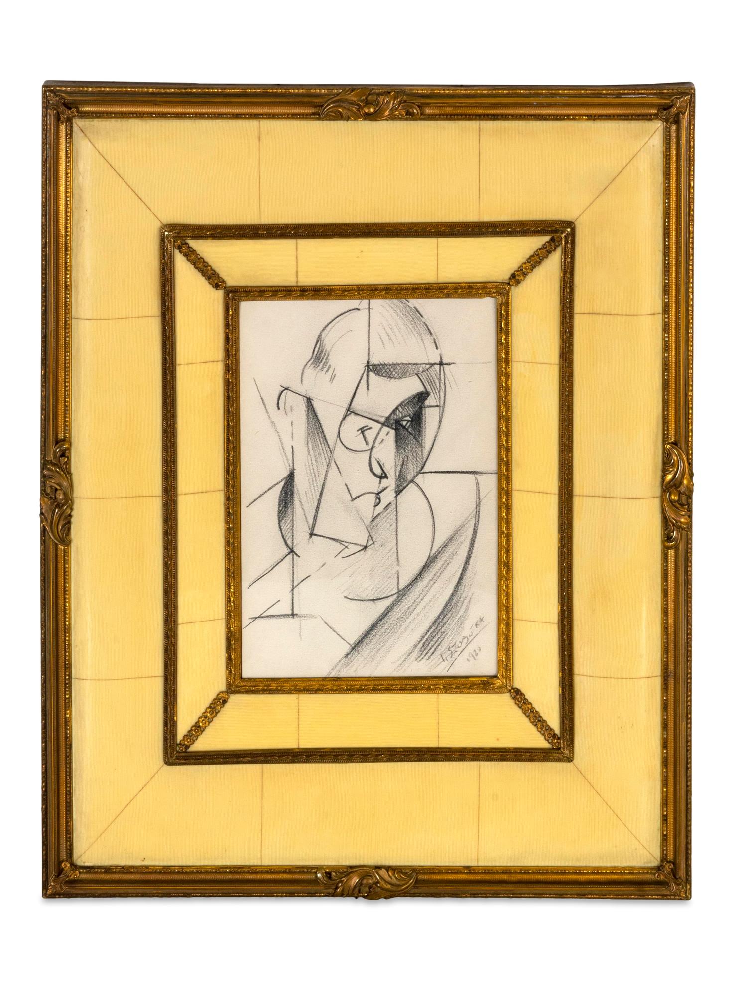 Cubist Sketch for a Portrait