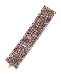 TOURMALINE AND DIAMOND BRACELET