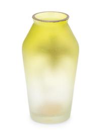 A Silver Overlay Glass Vase