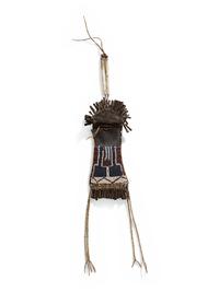 Kiowa Beaded Strike-a-Light Bag, with Striker