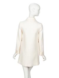 GUCCI, IVORY WOOL COAT