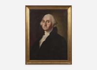 Foeiqua (Chinese, 1800-1825), After Gilbert Stuart (1755-1828), Portrait of George Washington (1732-1799), dated "1827"
