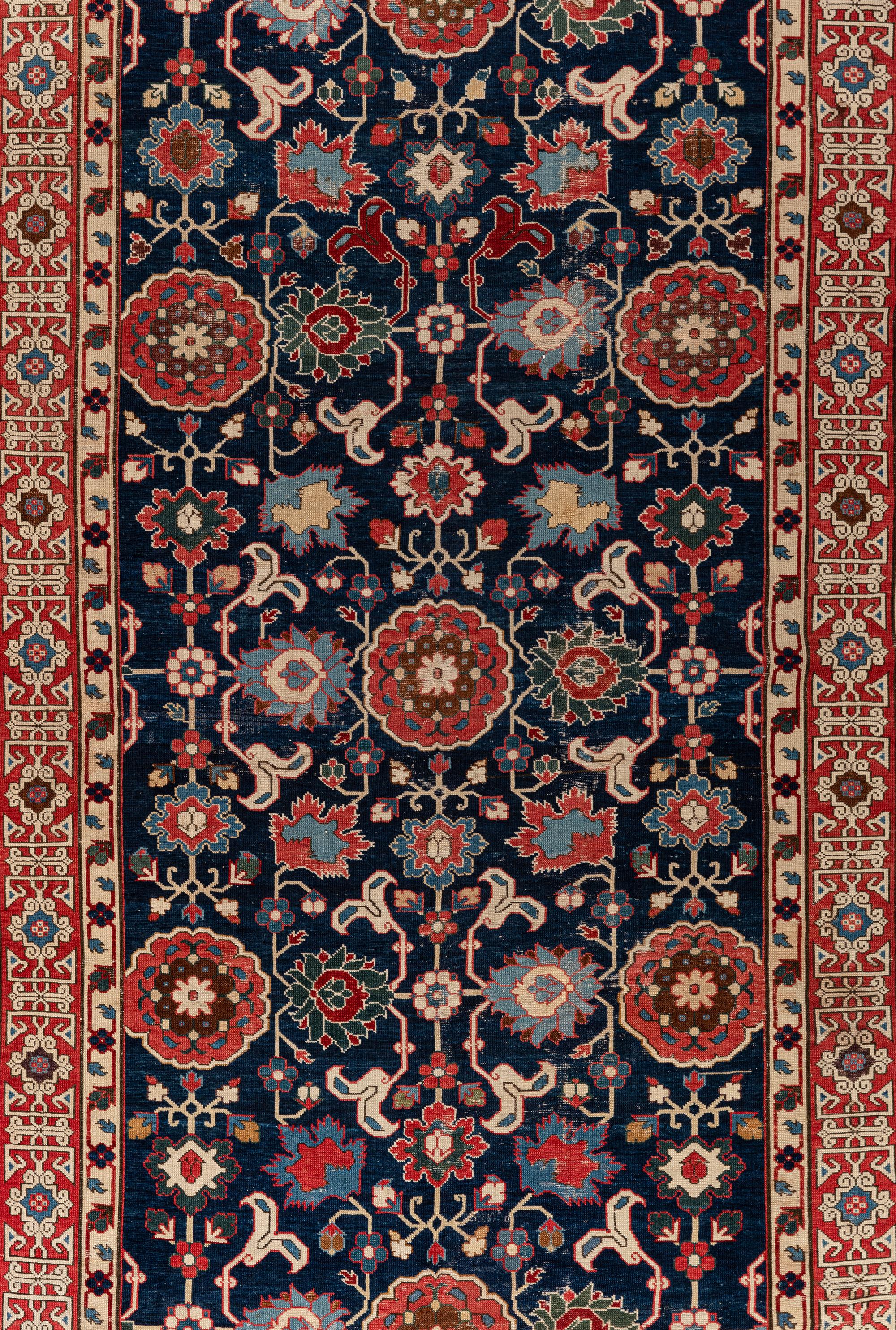 A Kuba Wool Gallery Carpet