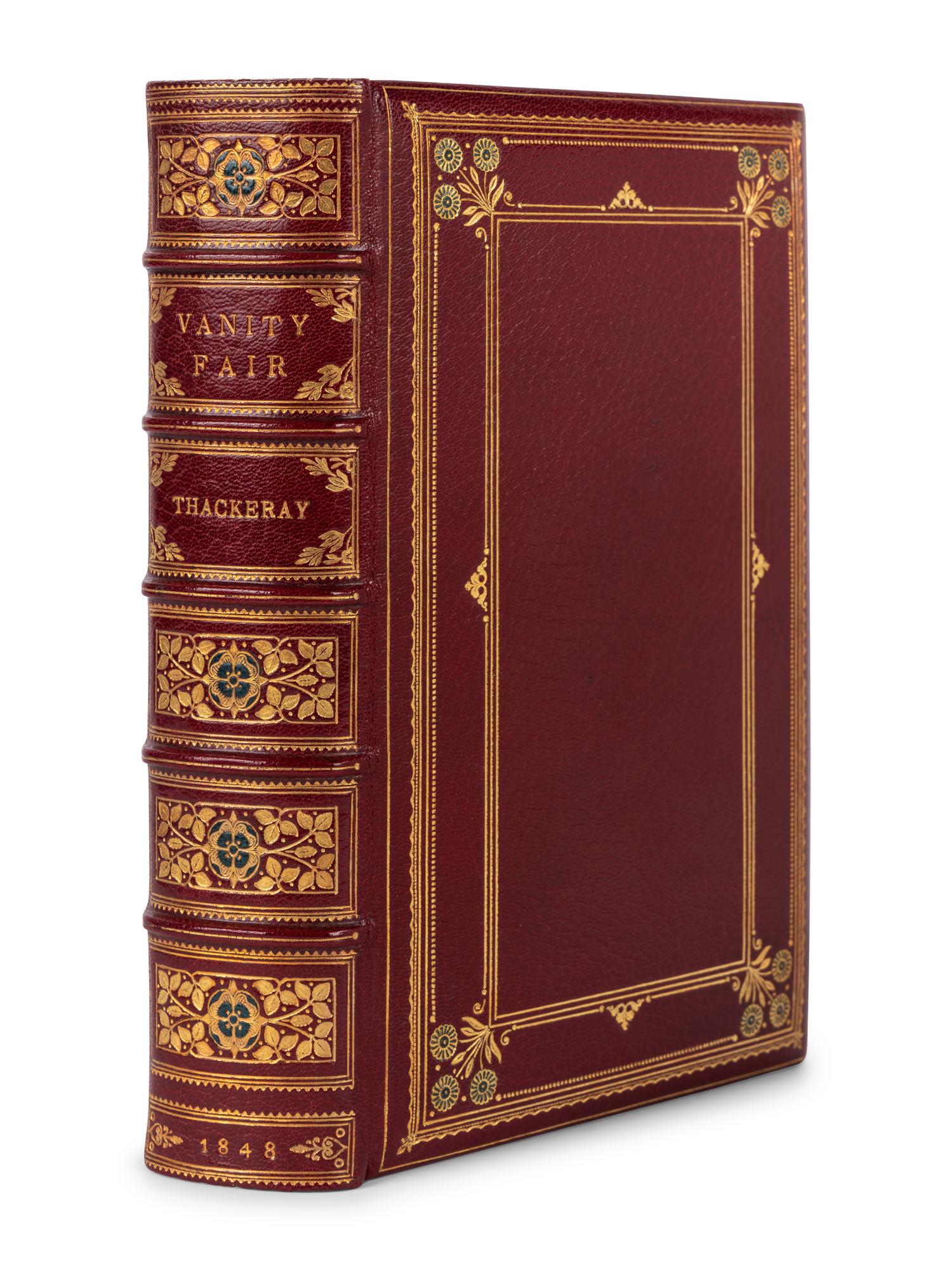 [BINDING -- SANGORSKI & SUTCLIFFE]. THACKERAY, William Makepeace (1811-1863). Vanity Fair . London: Bradbury and Evans, 1848.