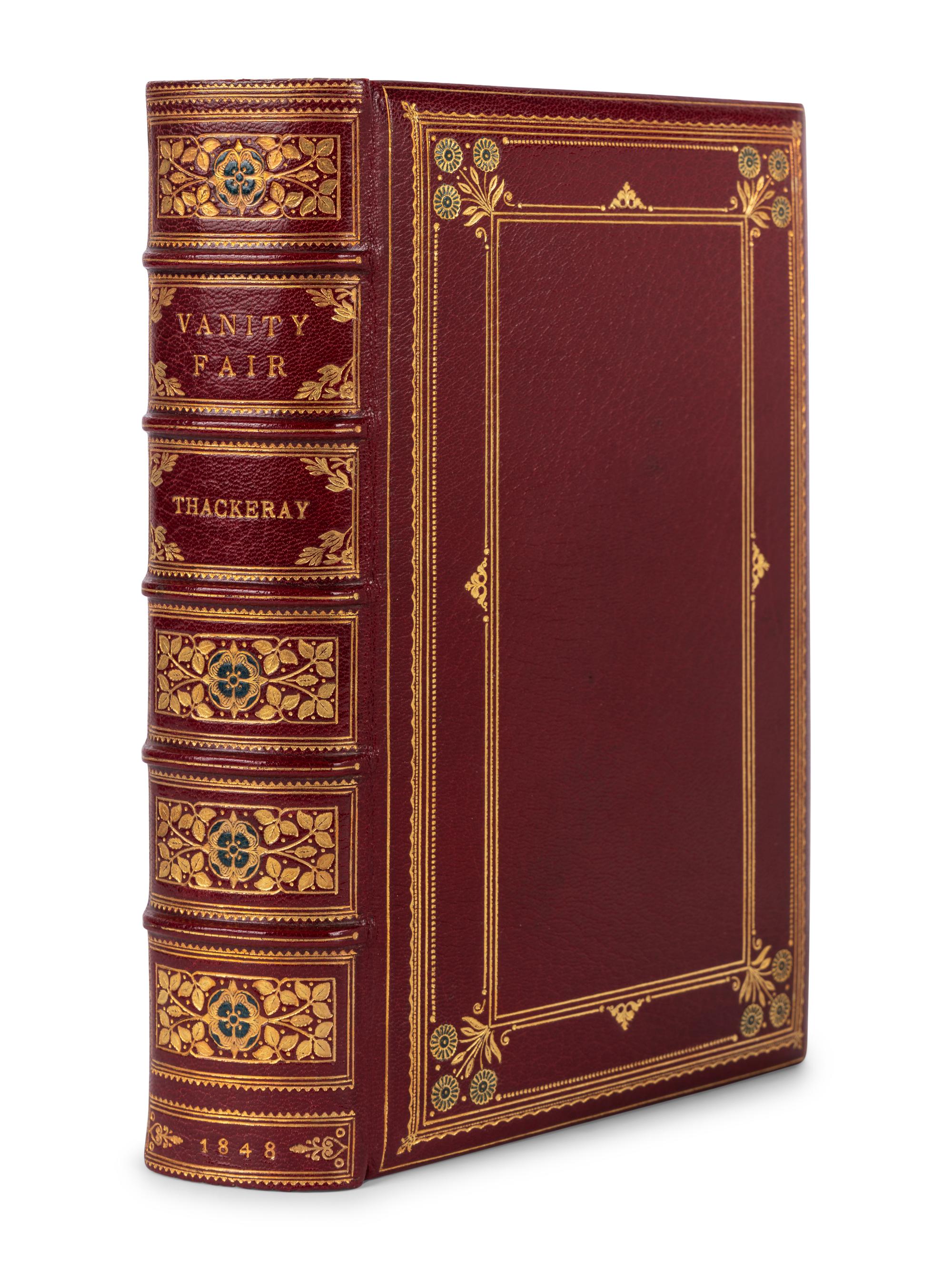 [BINDING -- SANGORSKI & SUTCLIFFE]. THACKERAY, William Makepeace (1811-1863). Vanity Fair . London: Bradbury and Evans, 1848.