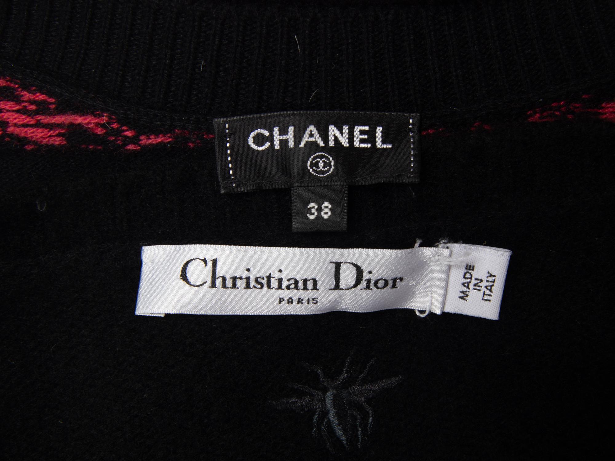 Chanel Cardigan & Dior Sweater