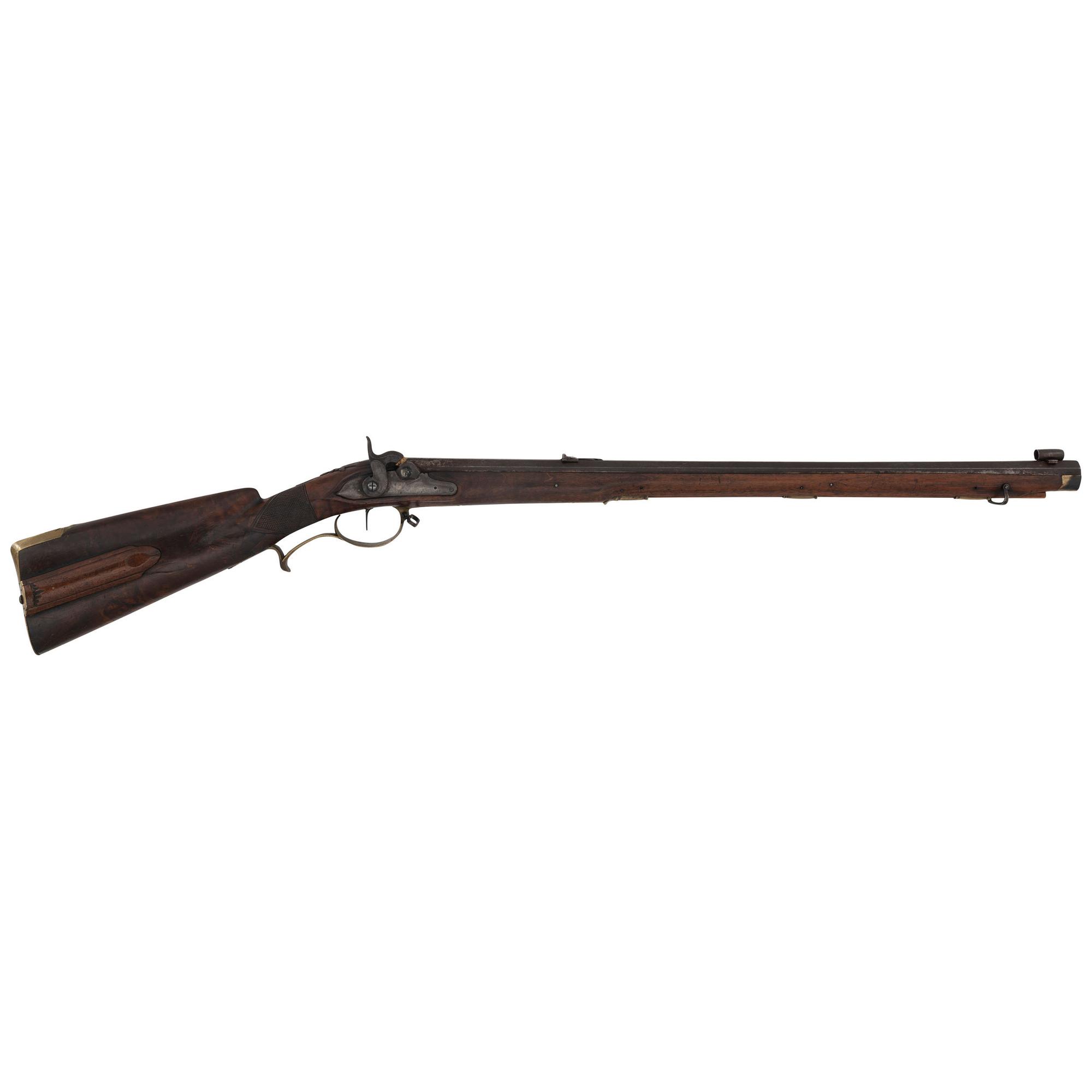 Late 18th/Early 19th Century Percussion Converted Jaeger Rifle by Johann Christian Paul Baetz of Nurnberg