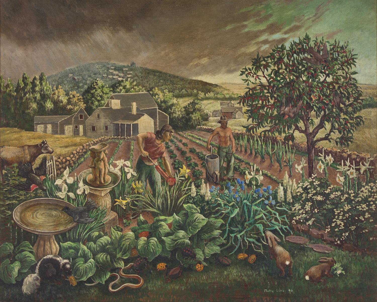 Molly Luce (American, 1896-1986) — Adam and Eve , 1940