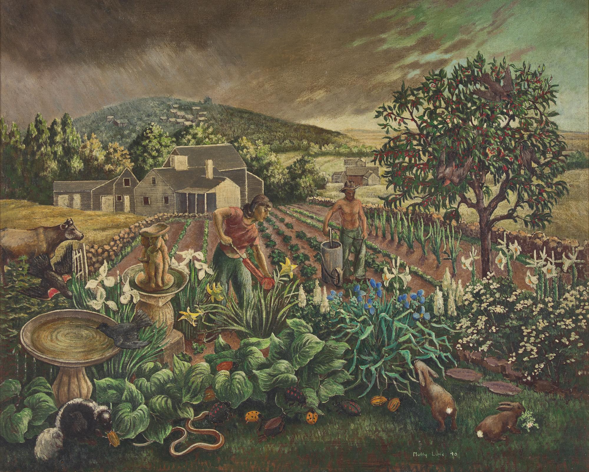 Molly Luce (American, 1896-1986) — Adam and Eve , 1940