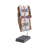 Sioux Beaded Hide Doll Cradle