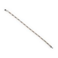 Cartier, White Gold 'Fidelity' Bracelet and Key
