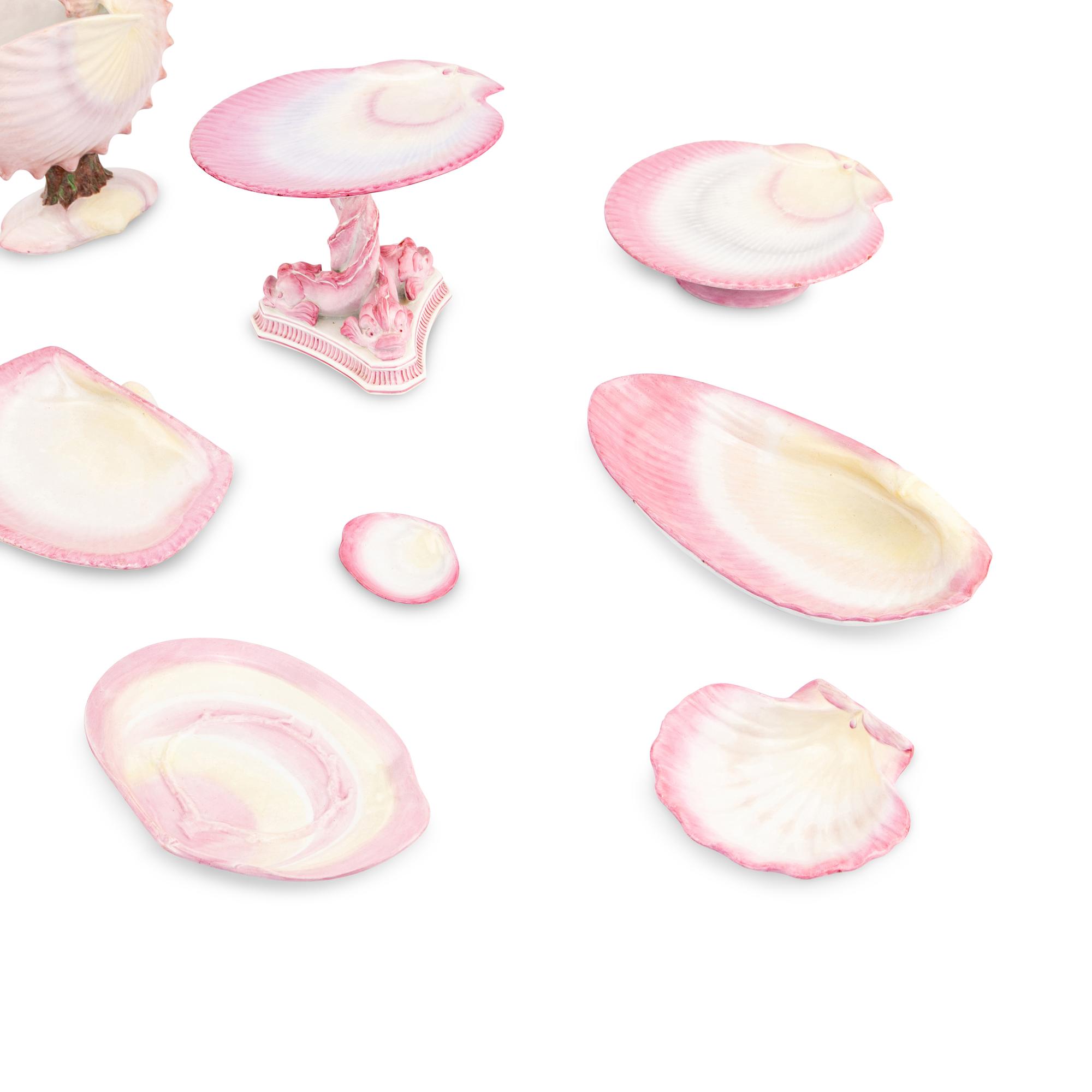 A Collection of Wedgwood Pink Pearlware Articles