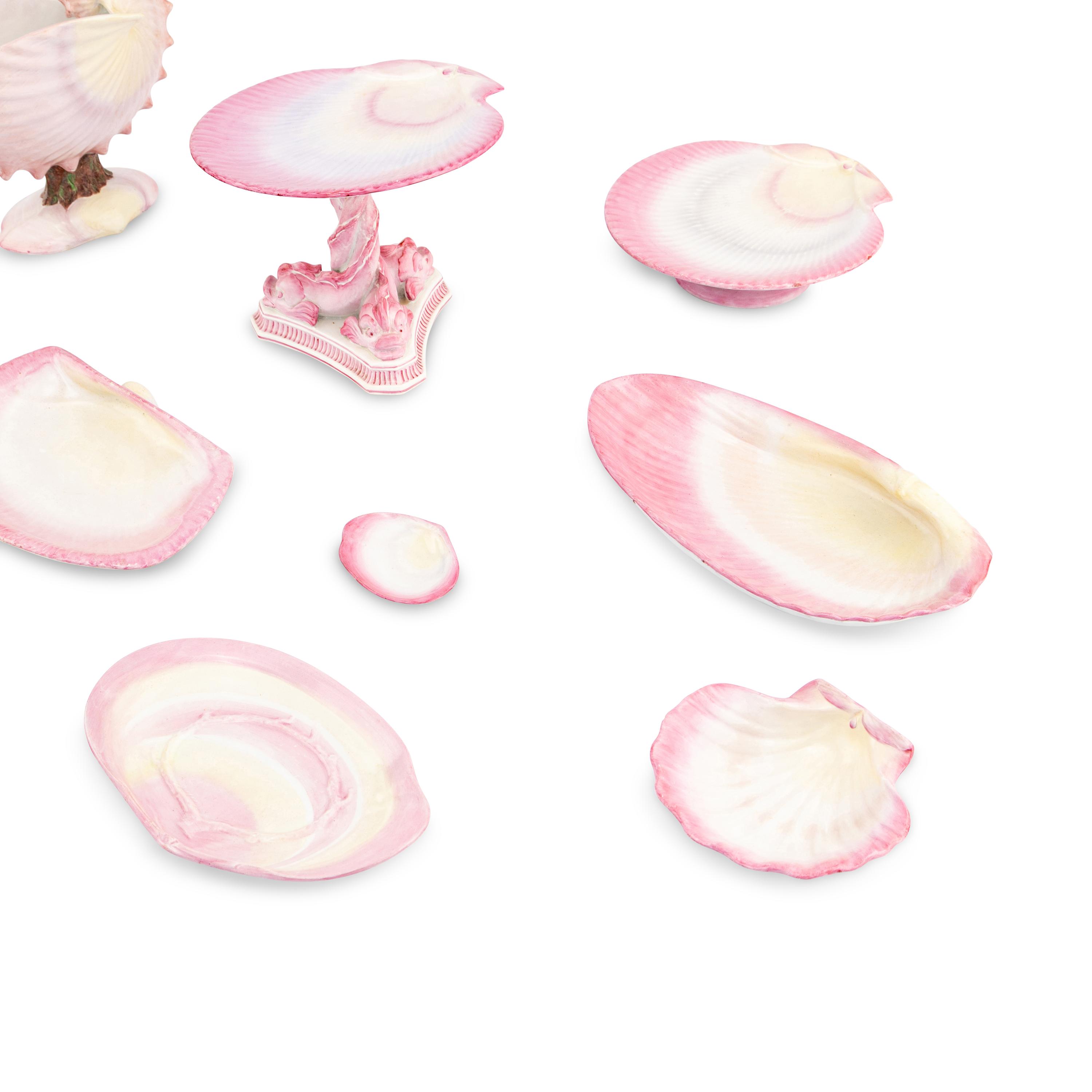 A Collection of Wedgwood Pink Pearlware Articles