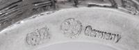 A Continental Silver Mounted Etched Glass Drink Service