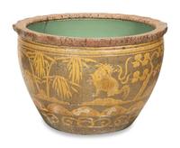 A Monumental Chinese Ceramic Egg Pot