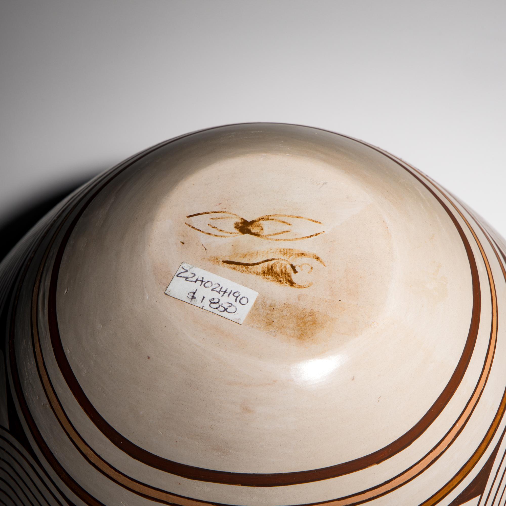 Tyra Naha (Hopi-Tewa, 20th century) — Polychrome Pottery Jar