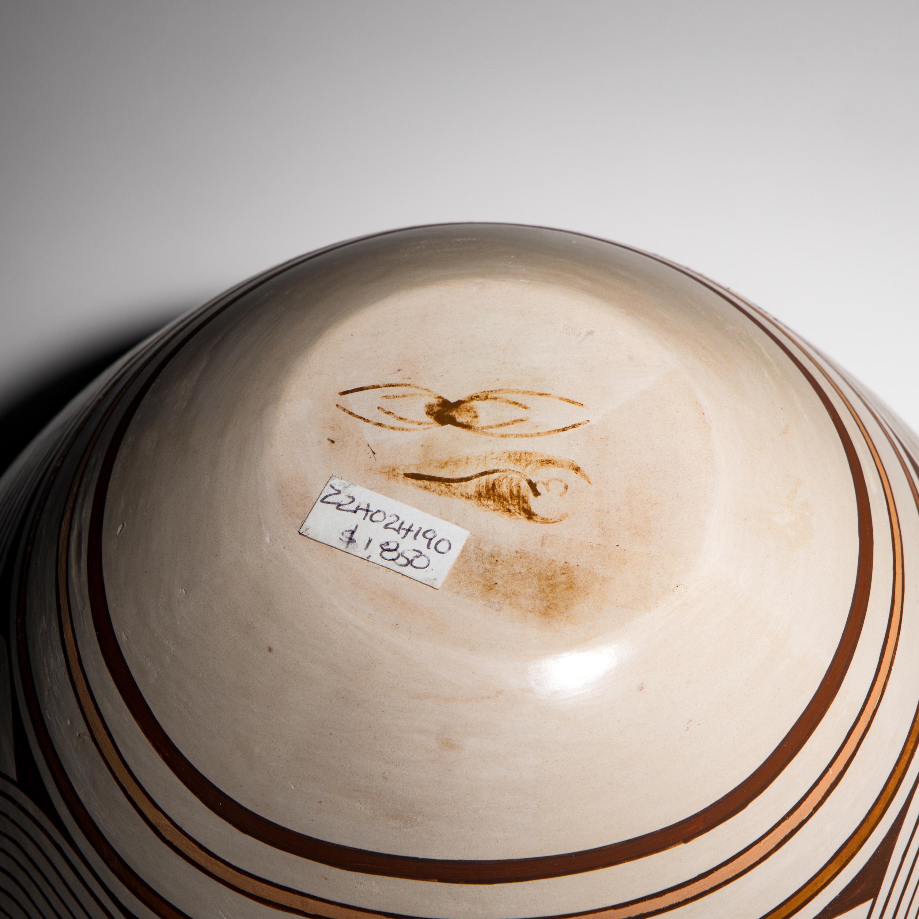 Tyra Naha (Hopi-Tewa, 20th century) — Polychrome Pottery Jar