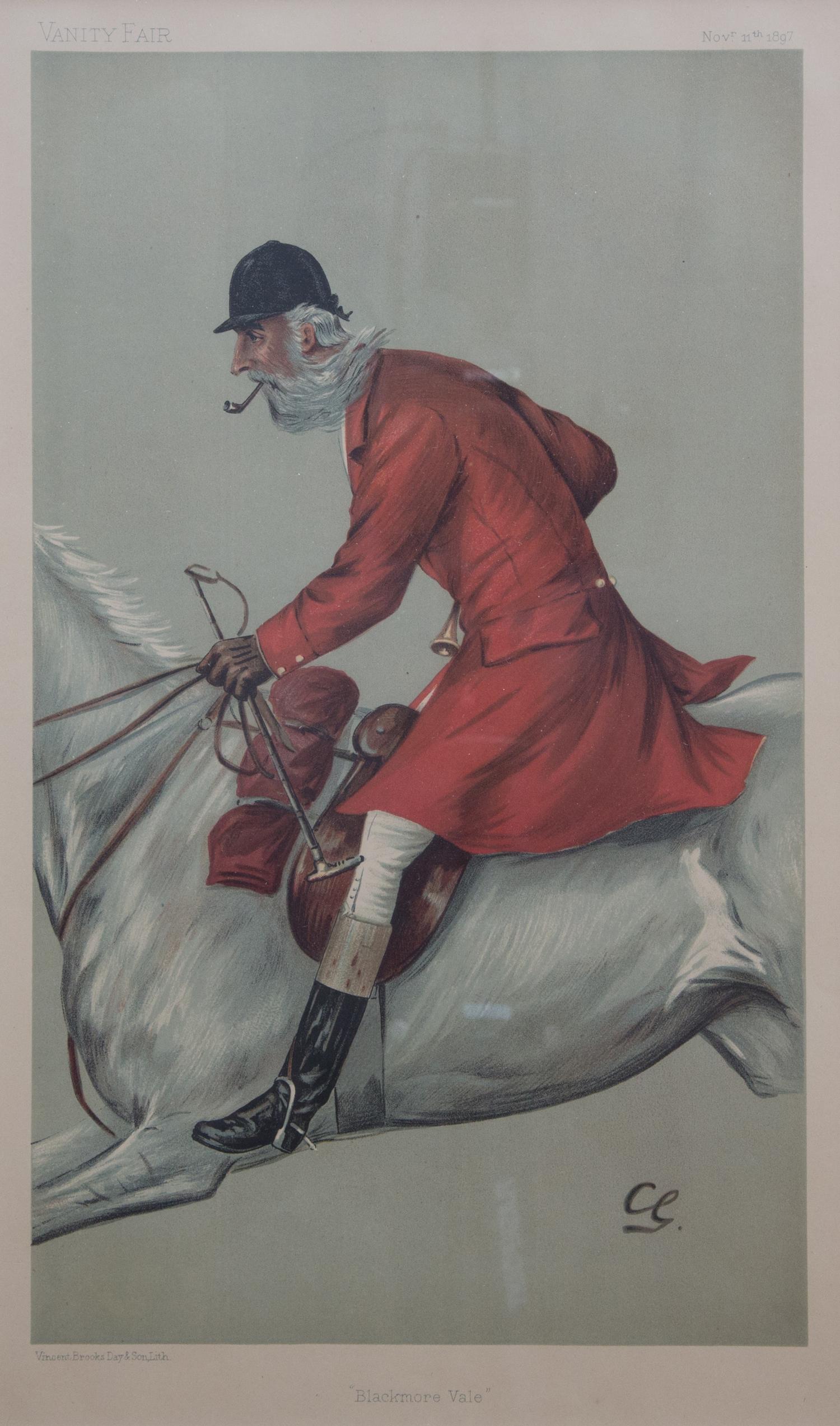 A Collection of Four Vanity Fair Prints 13 3/4 x 8 1/2 inches.