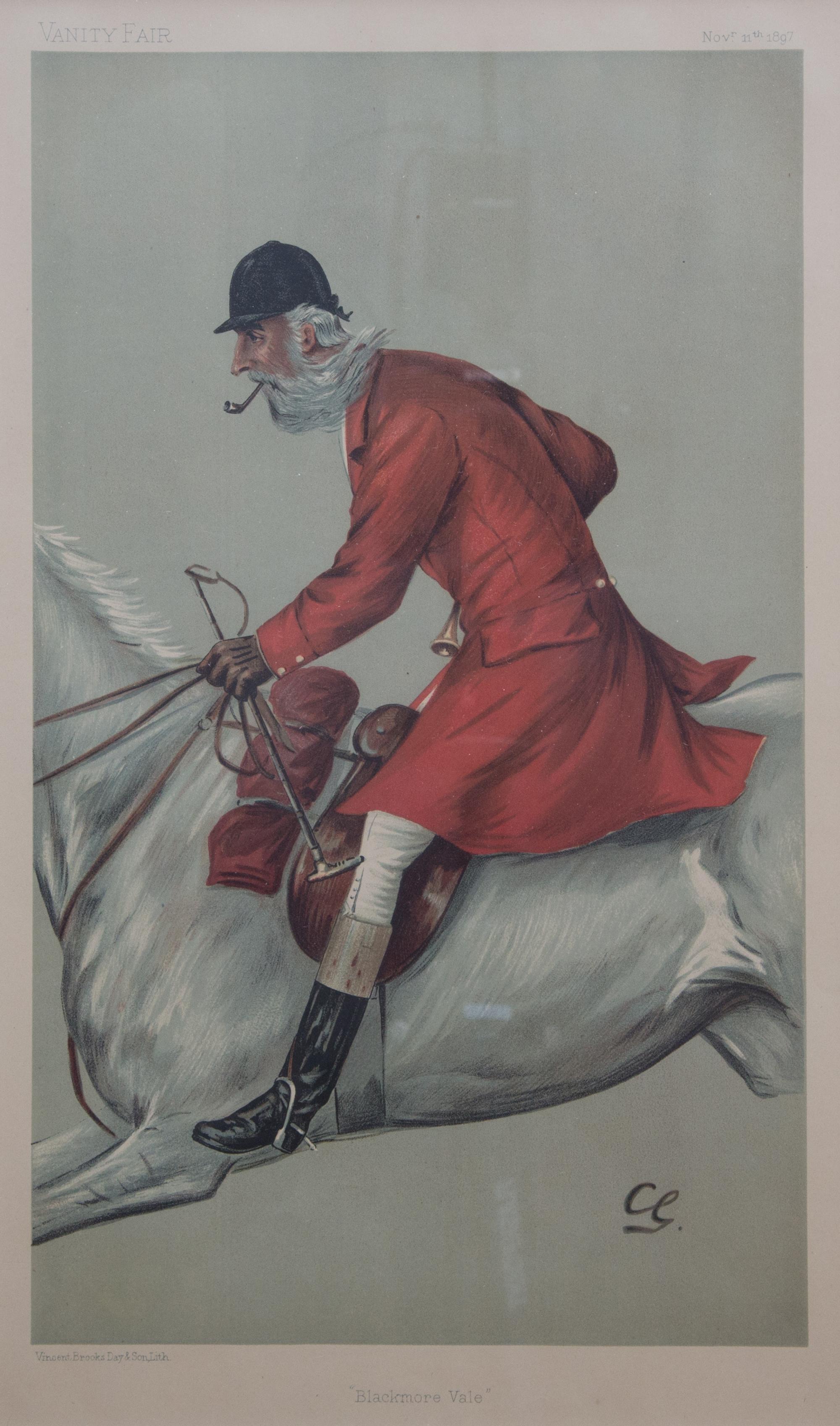 A Collection of Four Vanity Fair Prints 13 3/4 x 8 1/2 inches.