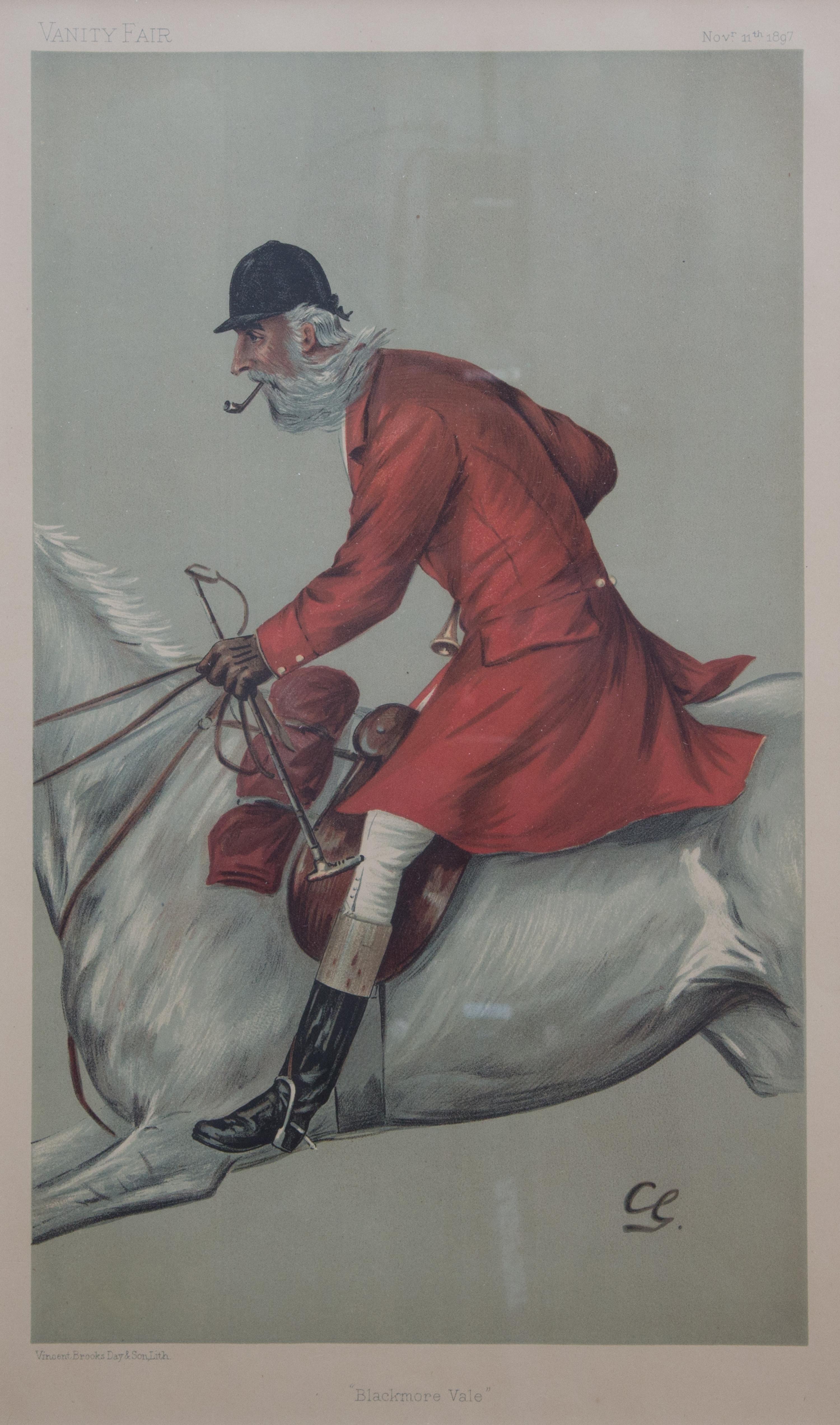 A Collection of Four Vanity Fair Prints 13 3/4 x 8 1/2 inches.