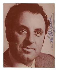 [20TH-CENTURY OPERA SINGERS]. A group of 6 signed photographs of opera singers from the 1950s-1960s, comprising images of: