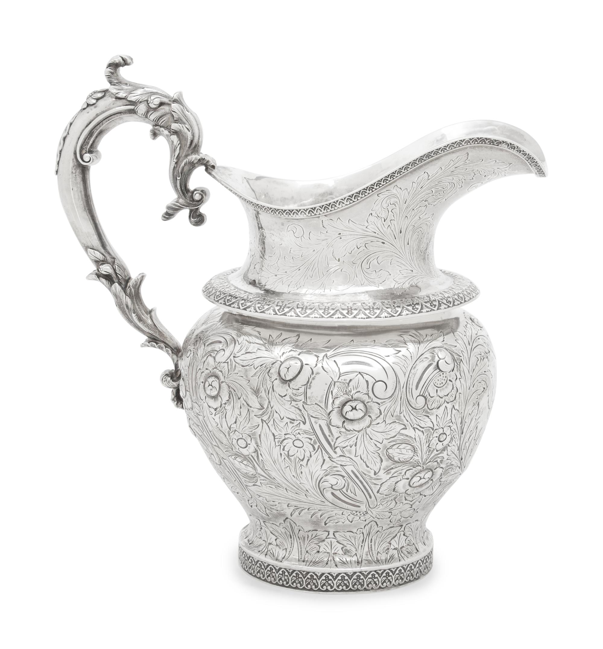 An American Silver Pitcher
